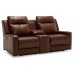 Redner Power Reclining Leather Sofa or Set with Power Tilt Headrest